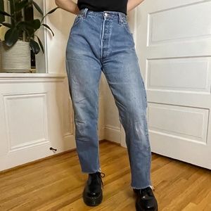 Levi distressed jeans
